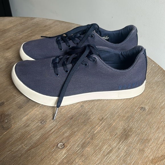 NOBULL Canvas Trainer Blue Workout CrossFit Athletic Unisex Sneakers Men 9.5 - Picture 5 of 13
